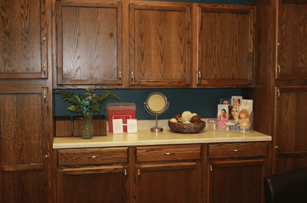 Examination Room Cabinets with Office Pamphlets