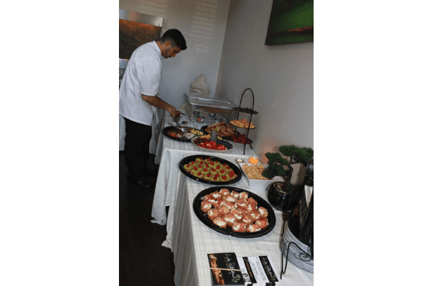 Hors d'oeuvres Tables for Opening Event - B