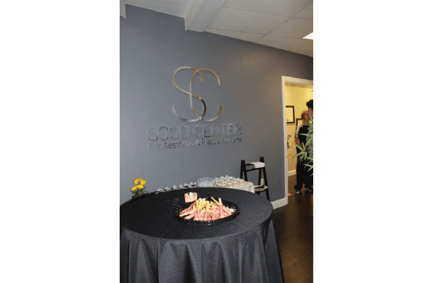 Tray of Snacks on a Table at the Office Opening Event