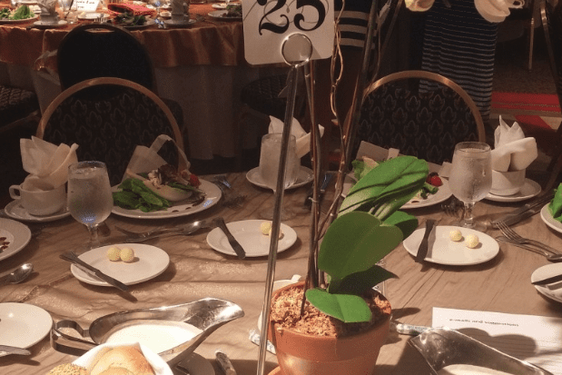 Table and Silverware at AC Women's Forum of 2015